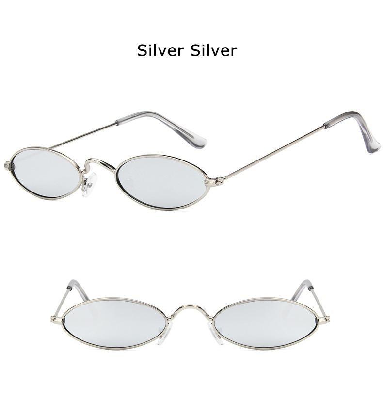 Lunettes de soleil rondes noires mignonnes style rétro, lunettes de soleil femme, petite monture ovale vintage en métal léger pour femme