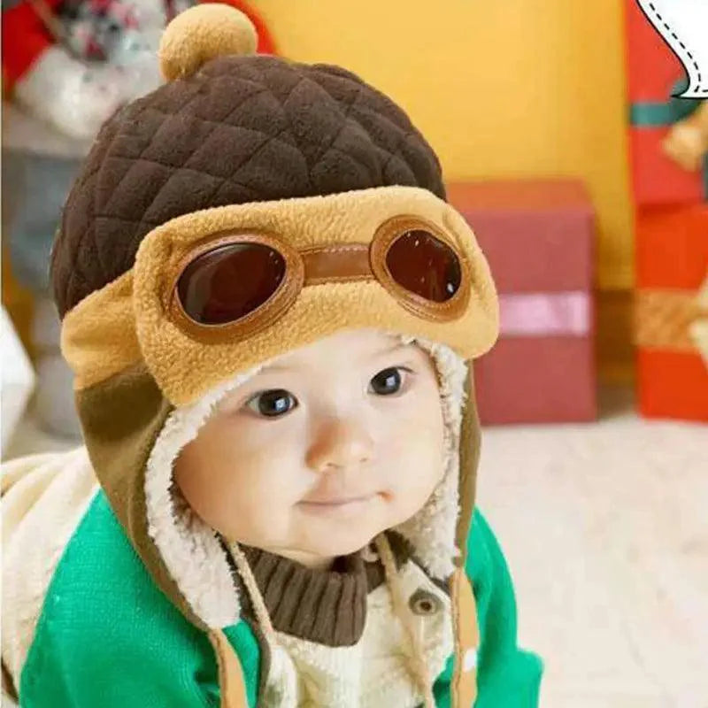 Mignons Bonnets d'hiver en dessin animé pour bébé, chauds, à rabat, couvrants, classiques, en fausse fourrure, doux, pour filles et garçons, bonnets d'hiver.