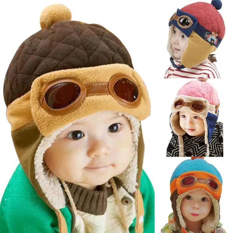 Mignons Bonnets d'hiver en dessin animé pour bébé, chauds, à rabat, couvrants, classiques, en fausse fourrure, doux, pour filles et garçons, bonnets d'hiver.