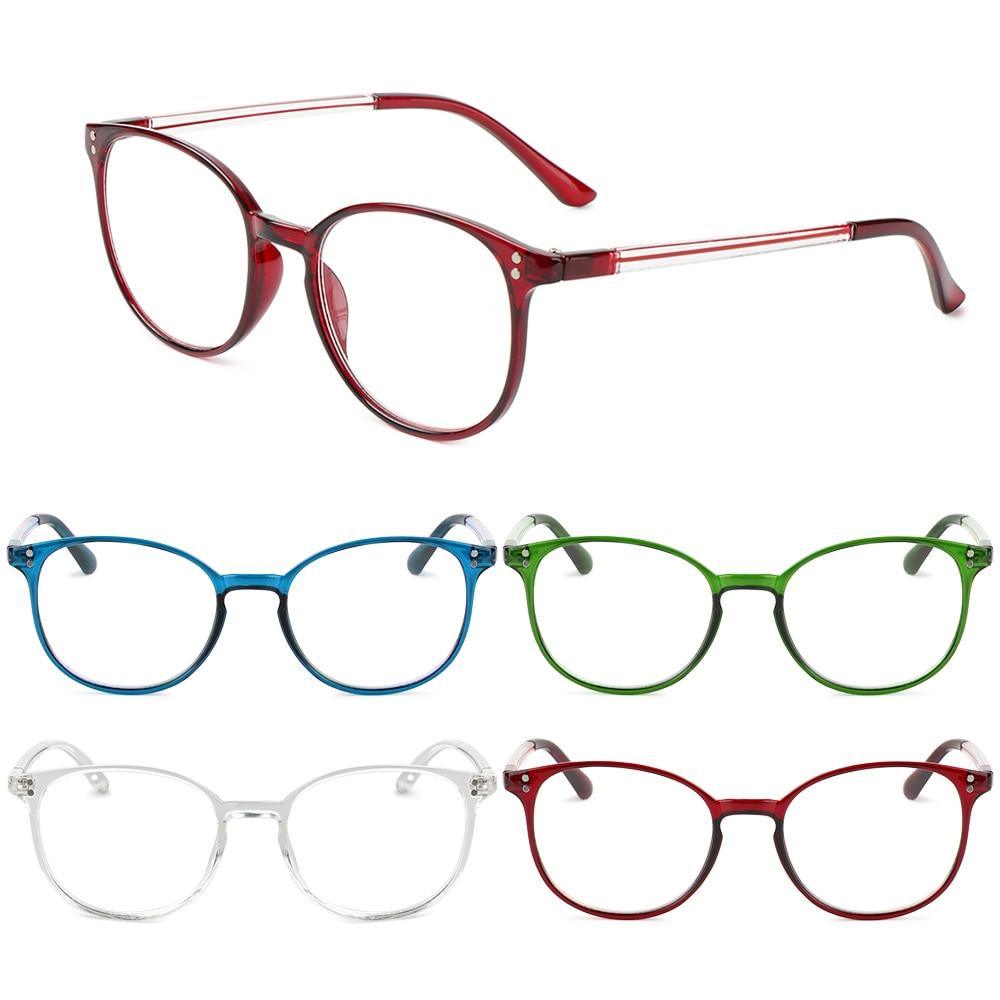 Lunettes de vue mignonnes et transparentes pour femmes, monture carrée rétro, lunettes de lecture haute définition, unisexe, anti-lumière bleue, montures de lunettes en PC ultra légères, soins de la vue +1.00~4.00