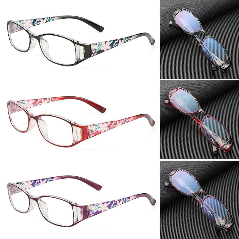 Lunettes de vue mignonnes et transparentes pour femmes, monture carrée rétro, lunettes de lecture haute définition, unisexe, anti-lumière bleue, montures de lunettes en PC ultra légères, soins de la vue +1.00~4.00