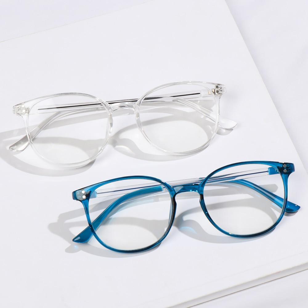 Lunettes de vue mignonnes et transparentes pour femmes, monture carrée rétro, lunettes de lecture haute définition, unisexe, anti-lumière bleue, montures de lunettes en PC ultra légères, soins de la vue +1.00~4.00