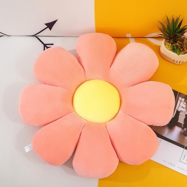Cute Daisy Pillow Stuffed Flower Toy Doll Flower Floor Super Soft Seat Cushion on The Sofa Flower Floor Pillow Seating Cushion Floor Pillows Kids Girls Gifts Home Decor Flower Floor Pillow Seating Cushion Cute Room Decor for Girls Teens Tweens Toddlers