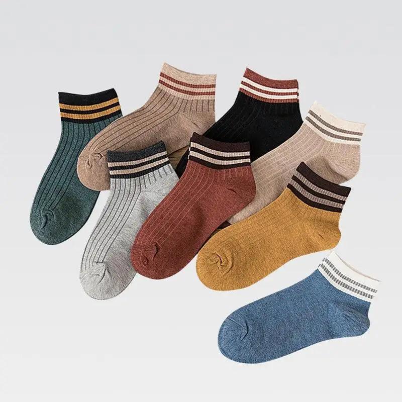 Chaussettes Femme Cœur Mignon Lot de 4 Paires Chaussettes Femme Coton Printemps Mode Filles Décontracté Extérieur