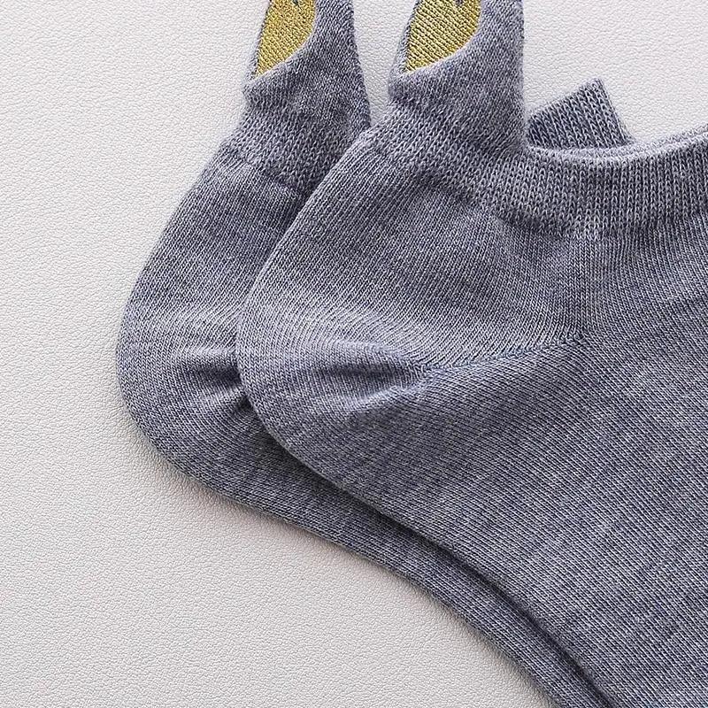 Chaussettes Femme Cœur Mignon Lot de 4 Paires Chaussettes Femme Coton Printemps Mode Filles Décontracté Extérieur