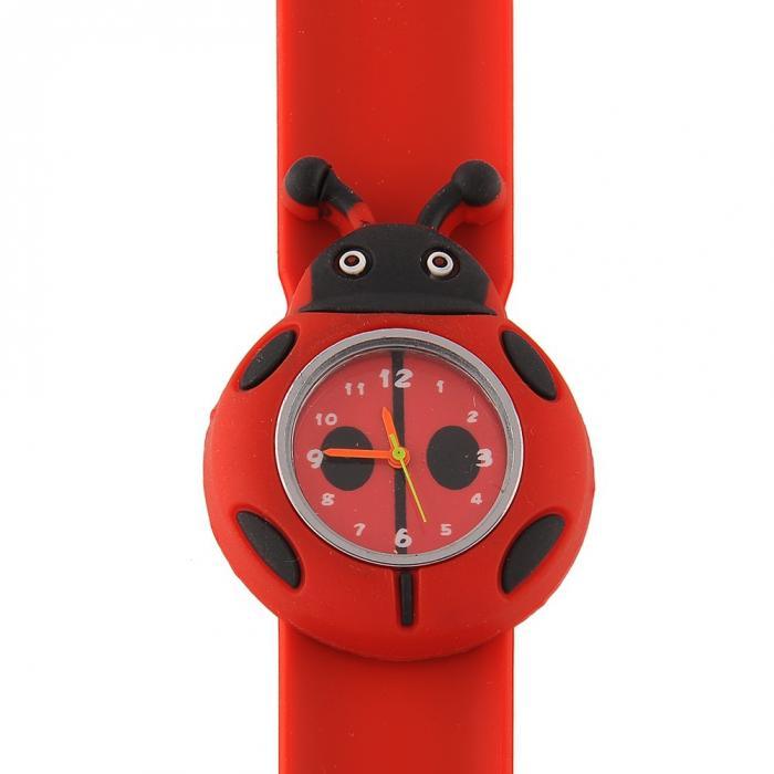 Mignonne, vive, adorable, unisexe, montre-bracelet à quartz pour enfants, avec bracelet en silicone à motif unique et coloré, élégante, pour enfants et tout-petits, pour apprendre l'heure, pour garçons et filles.