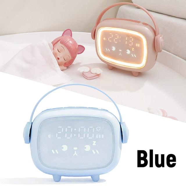 Mignonne Veilleuse Réveil Minuterie Compte à rebours Réveil Enfants Rose pour Chambre Fille Ok to Wake Entraîneur de Sommeil Enfant Lumière de Réveil et Veilleuse LED Intelligent Réveil Enfant Veilleuse pour Décoration Intérieure