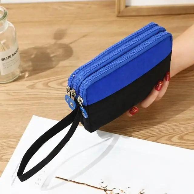 Portefeuille femme en cuir rose mignon, mini-sac à glissière tendance et élégant pour femmes, portefeuilles courts et simples