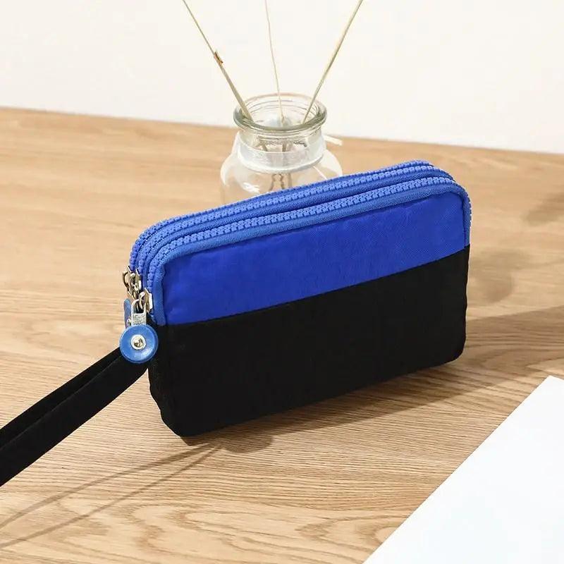 Portefeuille femme en cuir rose mignon, mini-sac à glissière tendance et élégant pour femmes, portefeuilles courts et simples