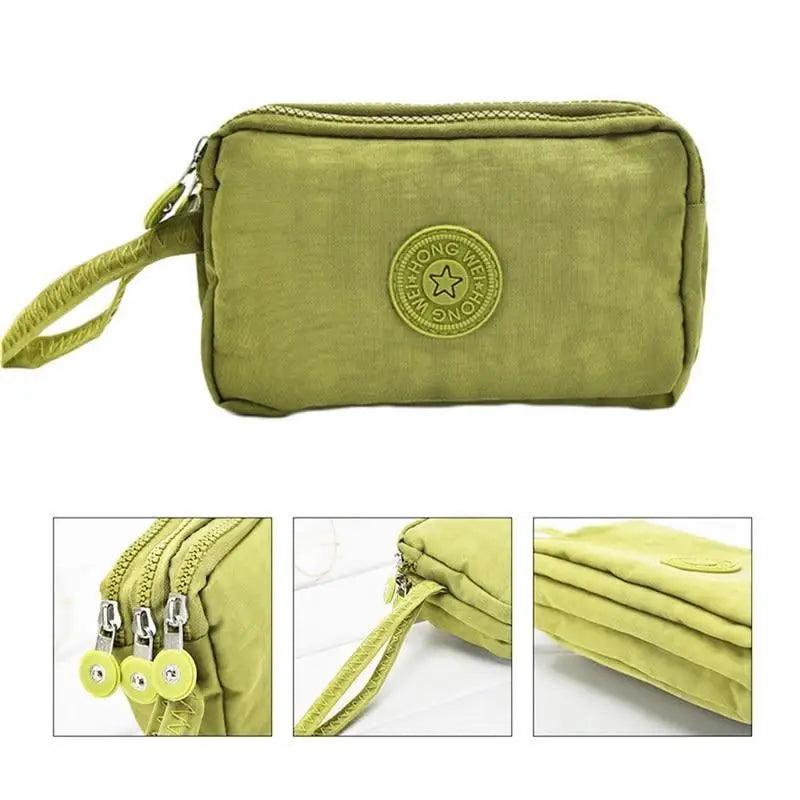 Portefeuille femme en cuir rose mignon, mini-sac à glissière tendance et élégant pour femmes, portefeuilles courts et simples