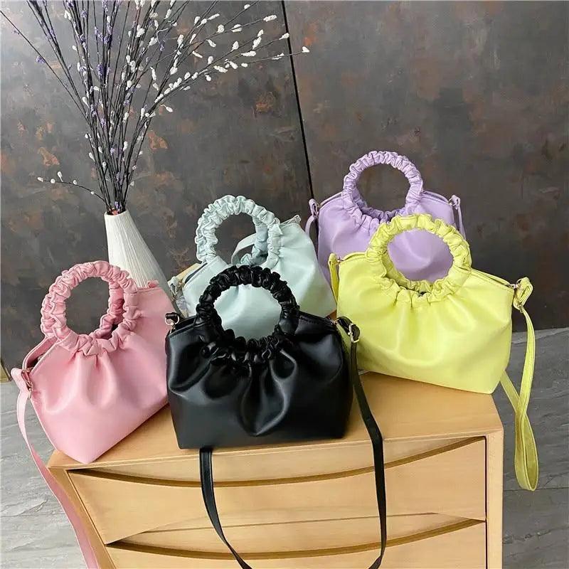 Jolis petits sacs à main en cuir pour femmes, style vintage, sacs à bandoulière, sacs à main et porte-monnaie pour femmes