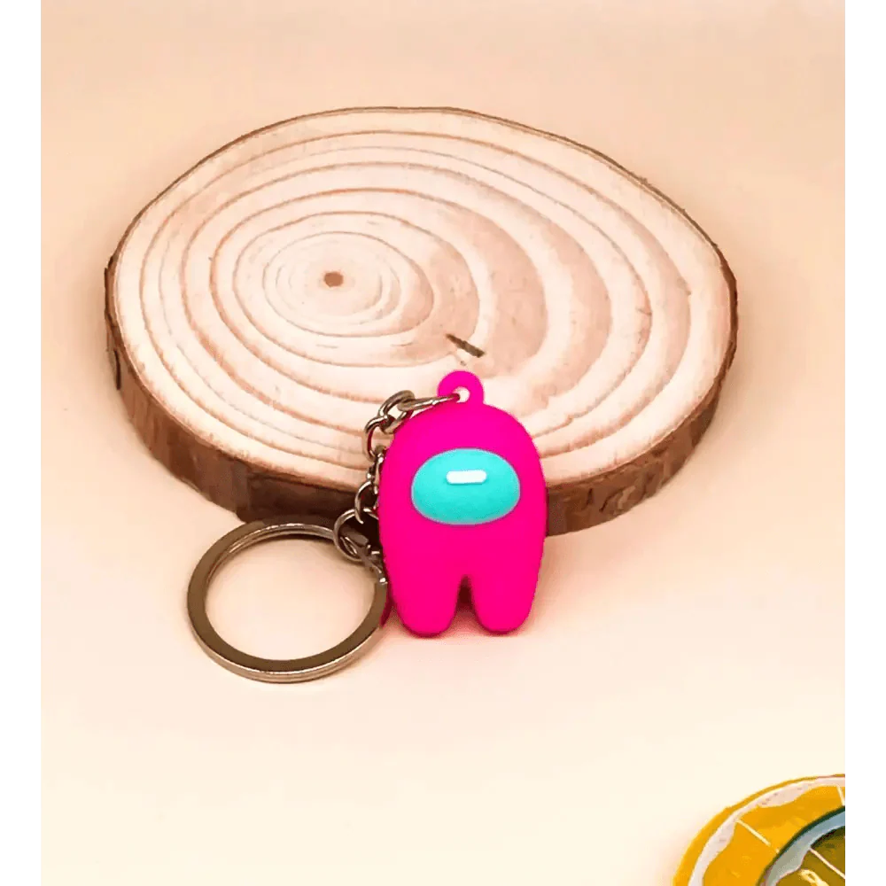 Porte-clés de voiture en acier inoxydable mignon, jeux chauds, jouets, périphériques, cadeau pour petits amis et petites amies