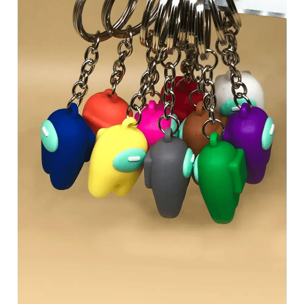 Porte-clés de voiture en acier inoxydable mignon, jeux chauds, jouets, périphériques, cadeau pour petits amis et petites amies