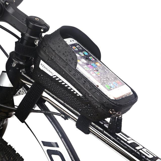 Sacoche de cadre pour téléphone portable, support de guidon, écran tactile, étanche, accessoires de cyclisme, pochette compatible avec les smartphones