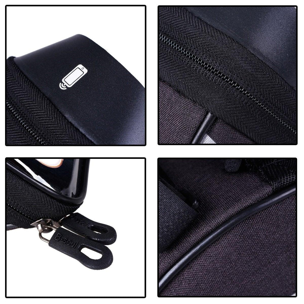 Sacoche de cadre pour téléphone portable, support de guidon, écran tactile, étanche, accessoires de cyclisme, pochette compatible avec les smartphones