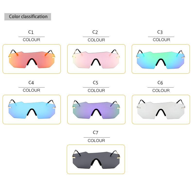 Lunettes de cyclisme Lunettes de soleil de sport Protection UV400 Baseball Pêche Ski Course Unisexe Lunettes de soleil polarisées de forme rectangulaire pour hommes et femmes Lunettes sans monture miroir de forme rétro