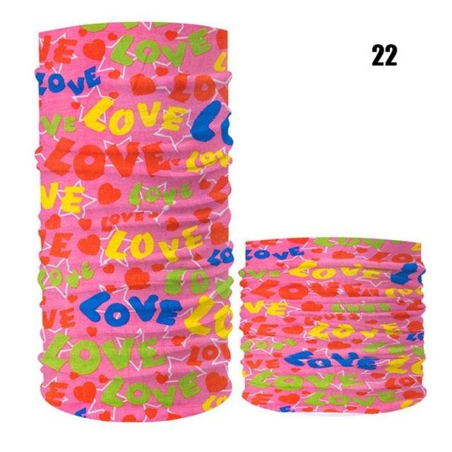 Masque de cyclisme pour sports de plein air, écharpe magique, bandeau imprimé, bracelet de vélo, bandana coupe-vent, protection solaire, masques de vélo, bandanas femme, homme, tour de cou, cagoule multifonction, cache-cou élastique anti-UV pour femme