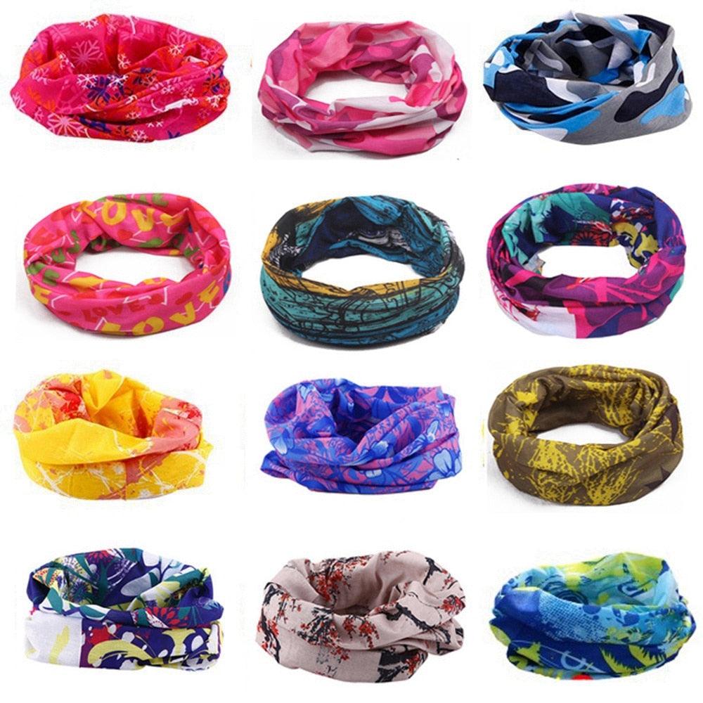 Masque de cyclisme pour sports de plein air, écharpe magique, bandeau imprimé, bracelet de vélo, bandana coupe-vent, protection solaire, masques de vélo, bandanas femme, homme, tour de cou, cagoule multifonction, cache-cou élastique anti-UV pour femme
