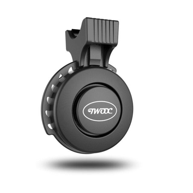Klaxon électronique pour vélo de route VTT, rechargeable par USB, pour trottinette électrique, guidon de vélo, sonnette d'alarme extérieure, mini klaxon de vélo 130 dB fort, alarme de cyclisme pour VTT