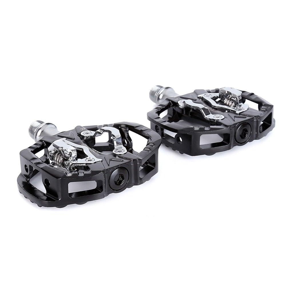 Pédales automatiques de vélo de route Pédales autobloquantes compatibles Pédales de vélo VTT Pédales automatiques étanches compatibles avec les vélos de route, les VTT