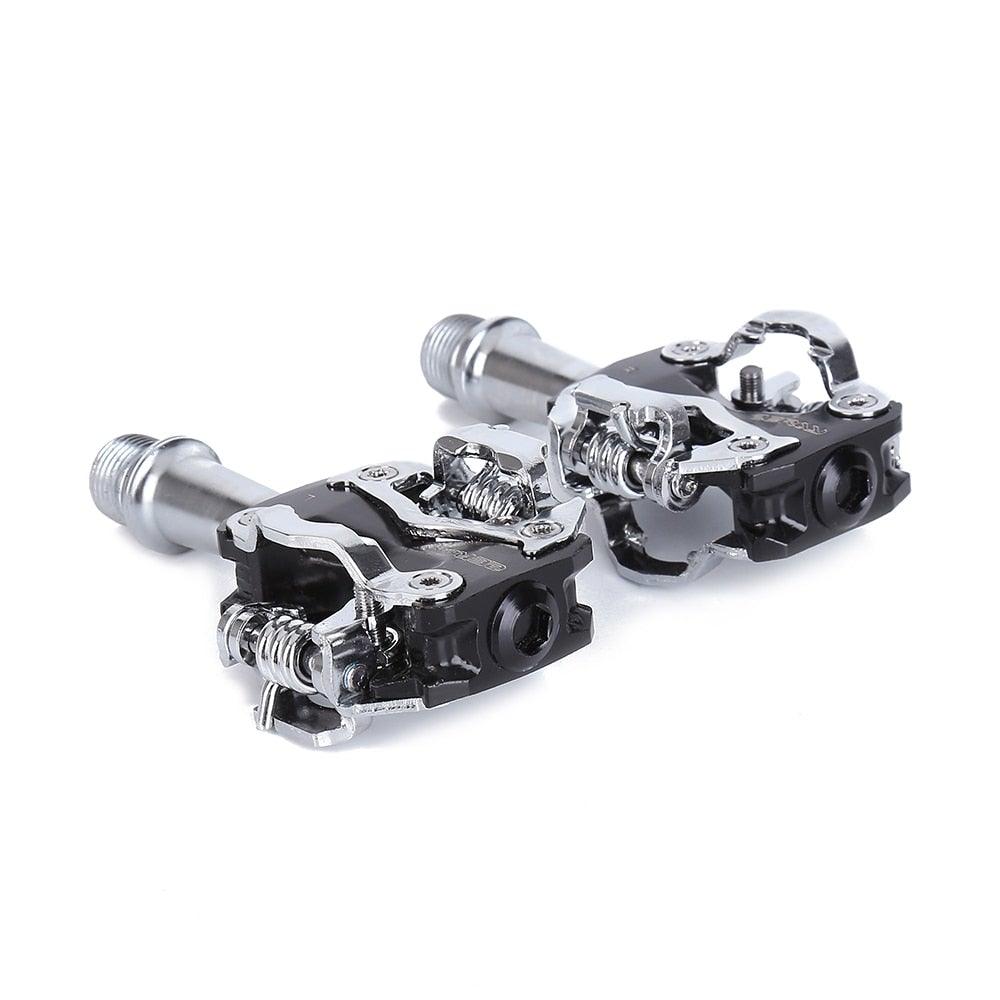 Pédales automatiques de vélo de route Pédales autobloquantes compatibles Pédales de vélo VTT Pédales automatiques étanches compatibles avec les vélos de route, les VTT