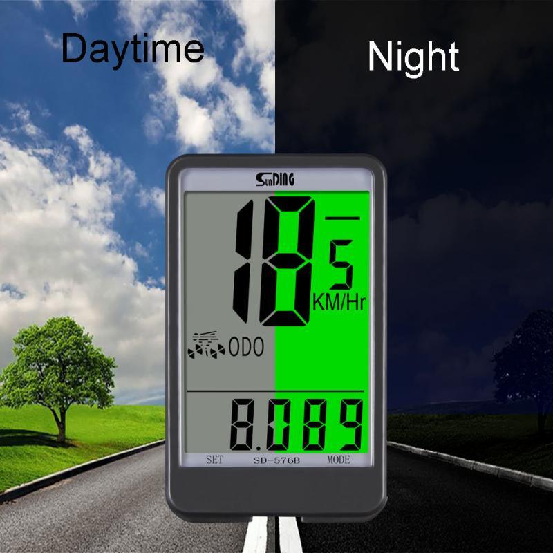Compteur de vitesse sans fil étanche pour vélo, avec écran LCD numérique, compteur kilométrique, chronomètre, pour accessoires de cyclisme