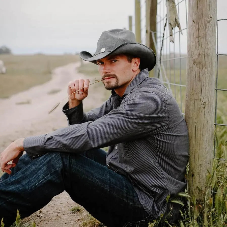 Chapeau de Cowboy en Cuir Head'n Home Cyclone (Buffalo)