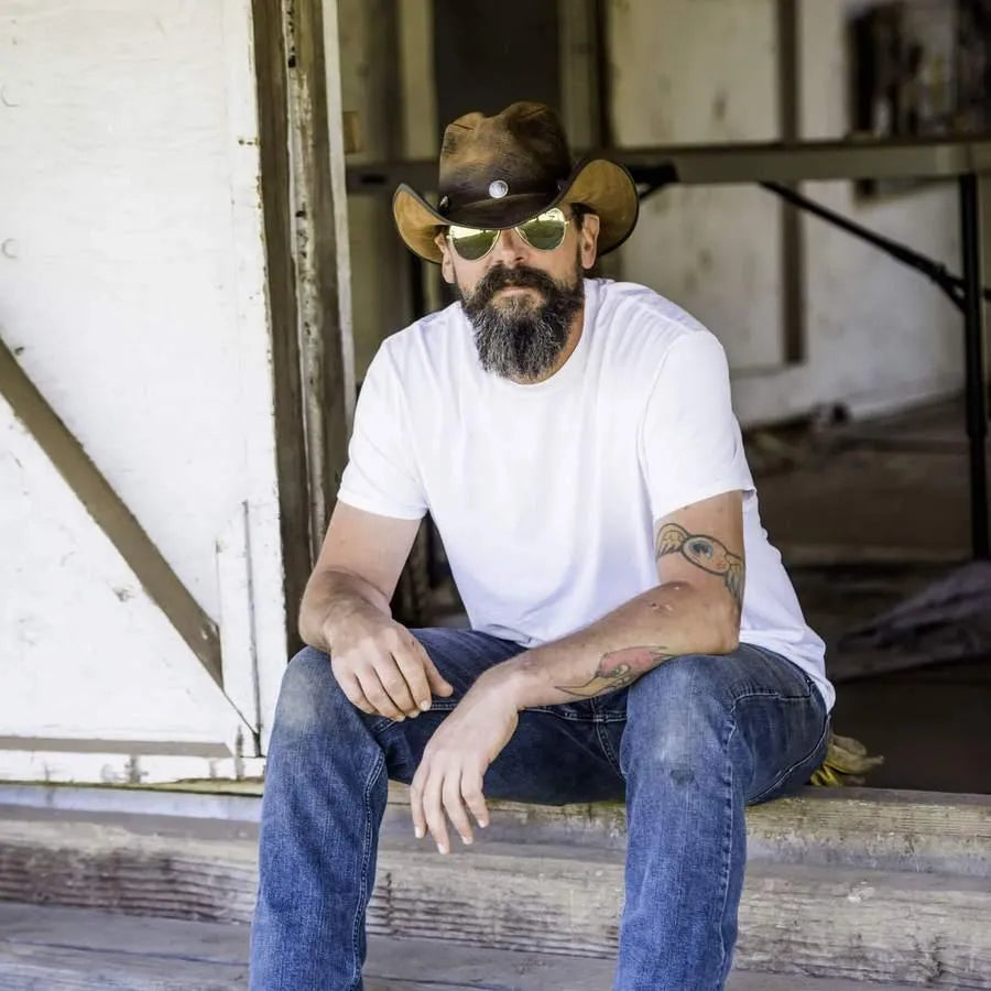 Chapeau de Cowboy en Cuir Head'n Home Cyclone (Buffalo)