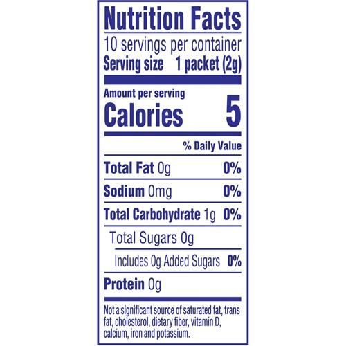 Mélange pour boisson en poudre Crystal Light Thé Glacé à la Pêche Sans Sucre À Emporter, 10 sachets
