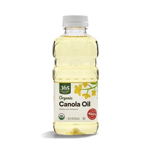 Huile de cuisson au canola biologique Whole Foods Market, 473 ml