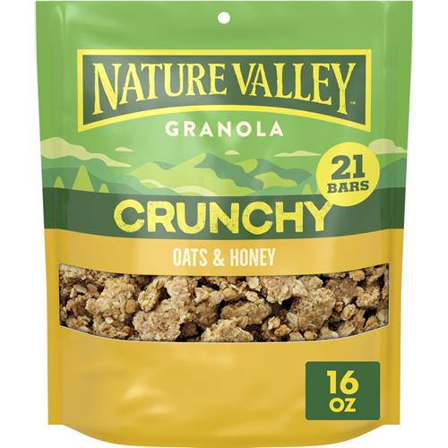 Nature Valley Croustillant Granola, Granola Avoine Et Miel, Sachet Refermable, 453 g
