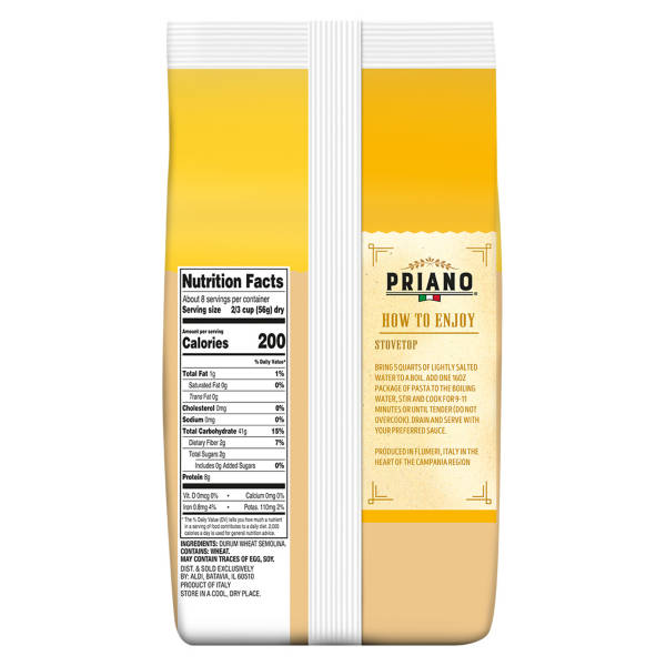 Pâtes Priano Cavatappi coupe spéciale, 450 g