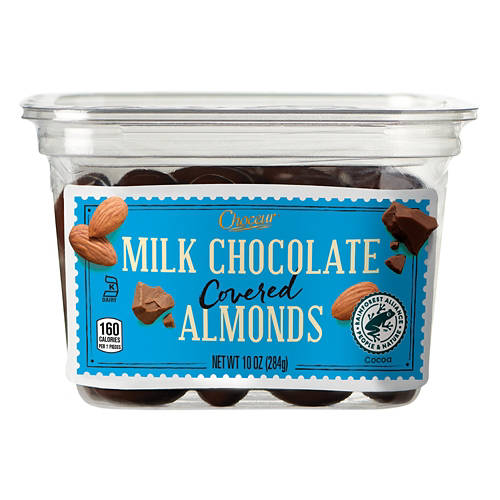 Amandes enrobées de chocolat au lait Choceur, 283 g
