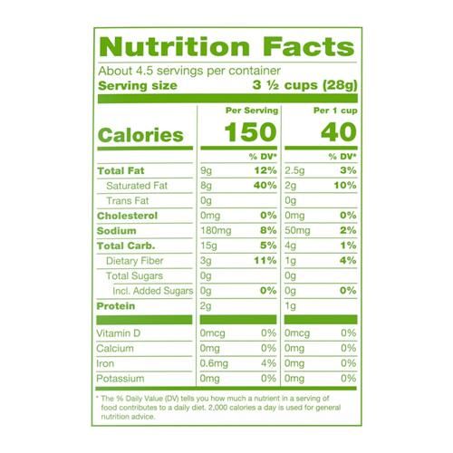 Pop-corn biologique Simple Truth sel marin et poivre noir 125 g