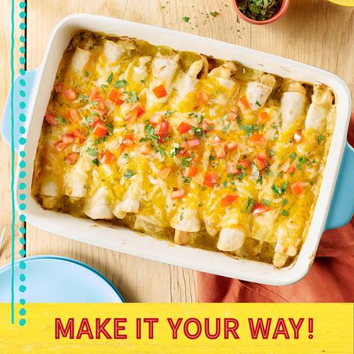Sauce pour enchiladas aux piments verts doux Old El Paso, format économique, 793 g.