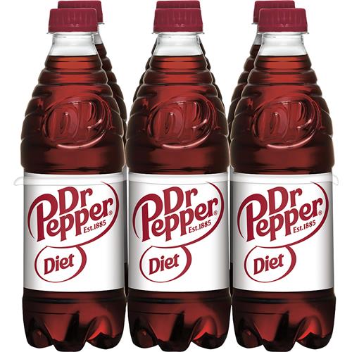 Diet Dr Pepper, Bouteilles de 0,5 L (Paquet de 6)