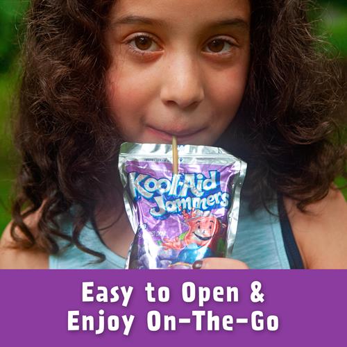 Boisson Kool-Aid Jammers saveur raisin, boîte de 10, sachets de 177 ml