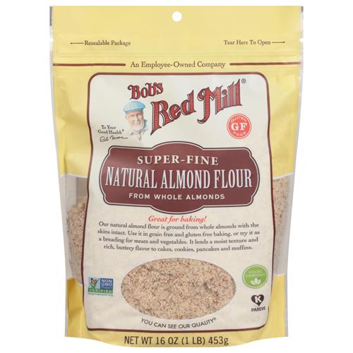 Farine d'Amandes Naturelle Bob's Red Mill, 453g (Lot de 1) - Sans OGM, Végétalien, Compatible Paléo, Compatible Céto, Casher