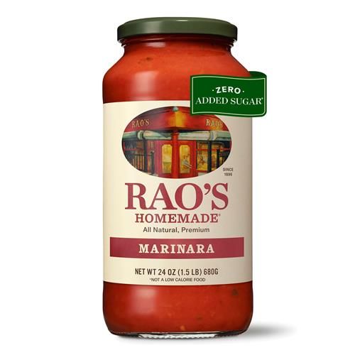 Sauce Marinara Faite Maison Raos, 680g, Sauce Tomate Passe-Partout, Sauce Pâtes, Faible en Glucides, Compatible Keto, Entièrement Naturelle, Qualité Premium, Aux Tomates Italiennes & Huile d'Olive