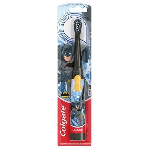 Brosse à Dents Électrique Colgate Kids, Batman, Extra Souple, 3 Ans et Plus, 1 Unité, Couleurs Assorties