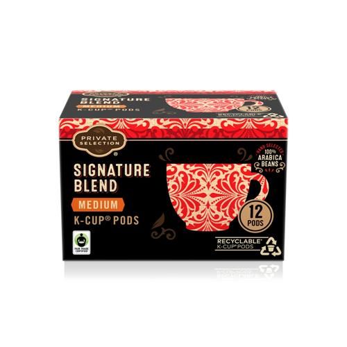Café moulu en dosettes Sélection Suprême Mélange Signature Torréfaction Moyenne 12 unités