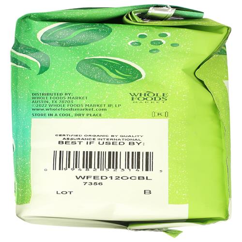 Whole Foods Market, Café moulu bio Continental Blend, torréfaction moyenne-claire, 340 g