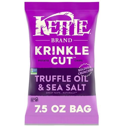 Kettle Brand Croustilles Ondulées, Truffe et Fleur de Sel, 213 g