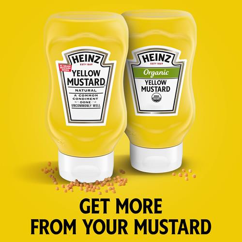 Moutarde Jaune Heinz, Flacon de 8 oz