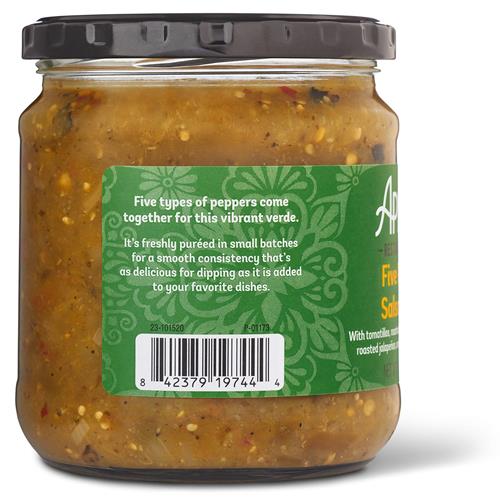 Salsa Verde aux cinq poivres Aplenty, moyenne, 439 g
