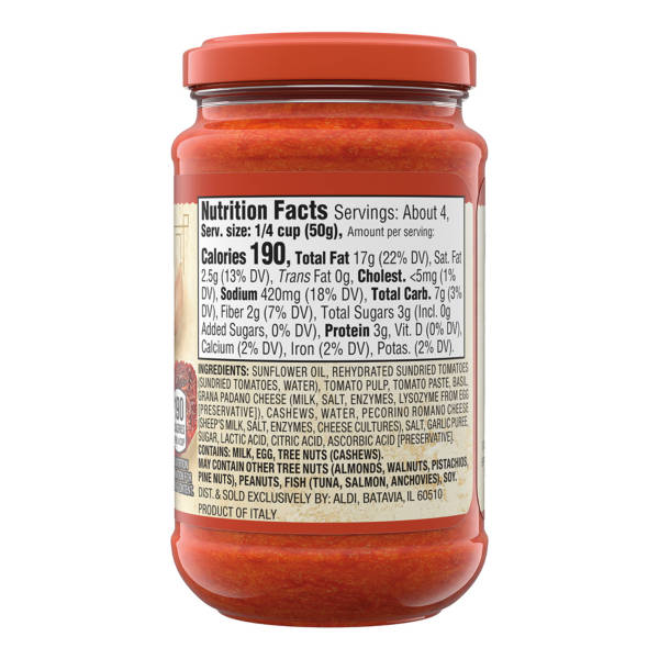 Sauce Pesto Rosso Priano, 190 g