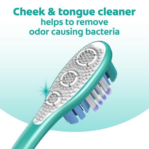 Brosse à Dents Manuelle Colgate 360 Souple, Lot de 4, Nettoie Toute la Bouche (Dents, Joues, Langue et Gencives)