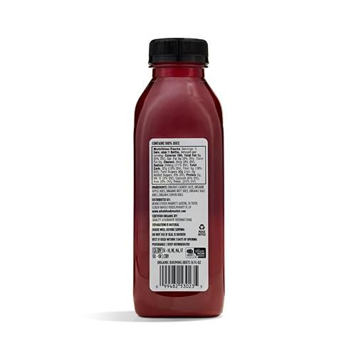 Jus de betterave biologique Booming Beet de Whole Foods Market, 16 oz