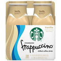 Starbucks Frappuccino, Boisson au café glacé vanille, Bouteilles de 280 ml (Lot de 4)