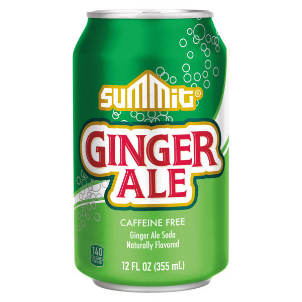 Summit lot de 12, soda au gingembre de 355 ml